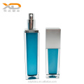 Factory hot wholesale luxury  square acrylic cosmetics bottle   spray bottles cream jars